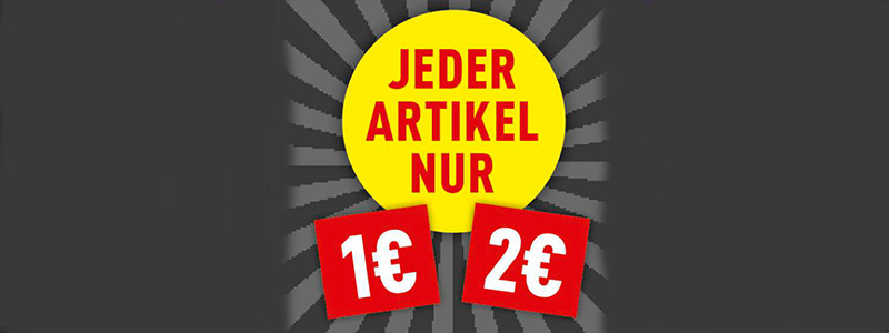 1€ und2€ AKTION